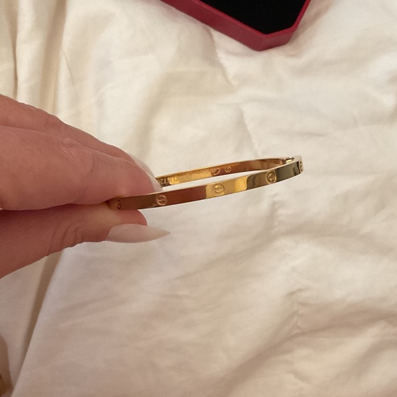 Gold Love Bracelet thin - Picture 2 of 6